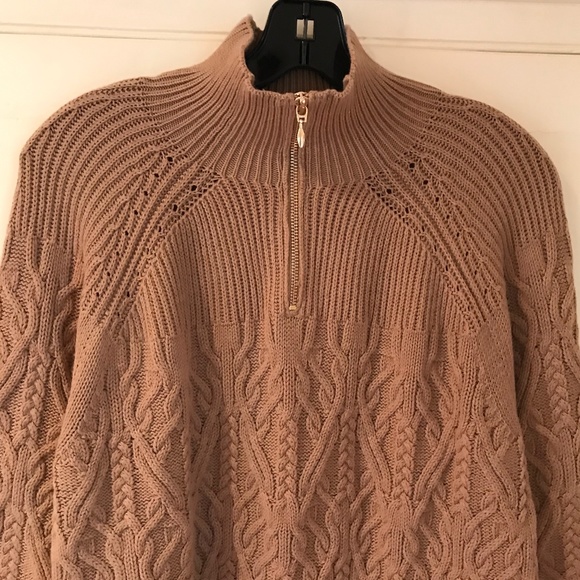 JONQUIL RAGLAN MOCK NECK SWEATER CARMELLO - Picture 2 of 6